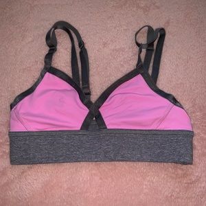 Pink Lulumon Sports Bra